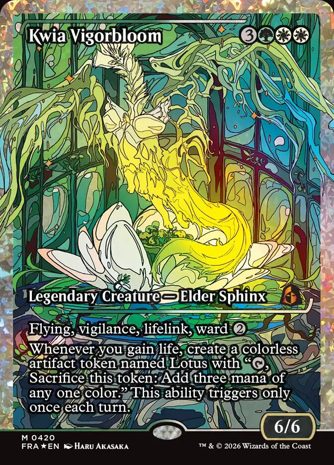 Kwia Vigorbloom (Showcase) (Fracture Foil) (0420)
