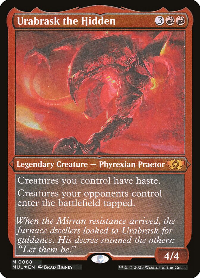Urabrask the Hidden (Foil Etched)