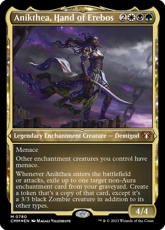 Anikthea, Hand of Erebos (Display Commander) (Foil Etched) - Thick Stock
