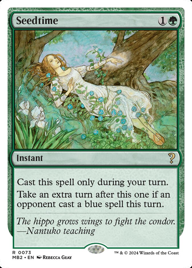 Seedtime (White Border)