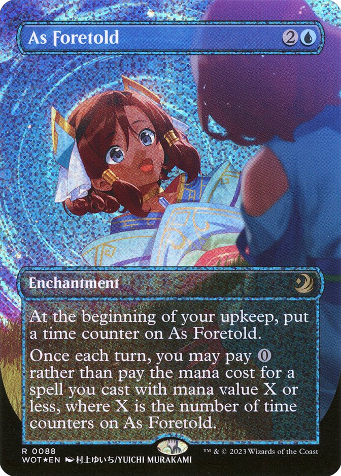 As Foretold (Anime Borderless) (Confetti Foil)