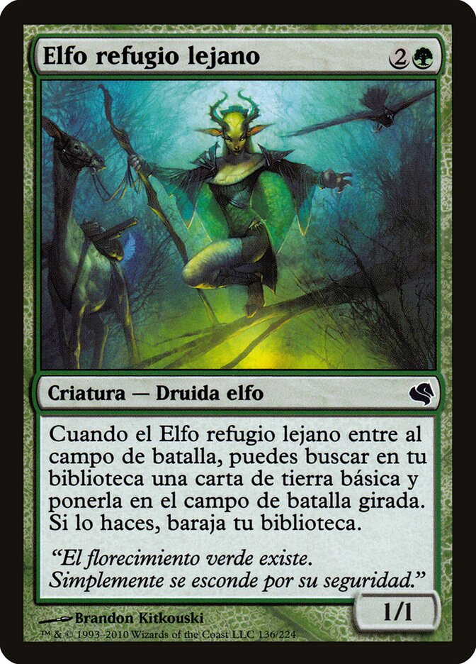 Farhaven Elf (Spanish) - "Elfo refugio lejano"