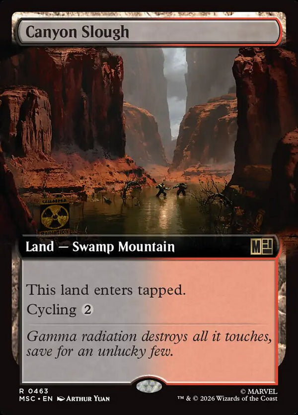Canyon Slough (Extended Art) - Magic: The Gathering