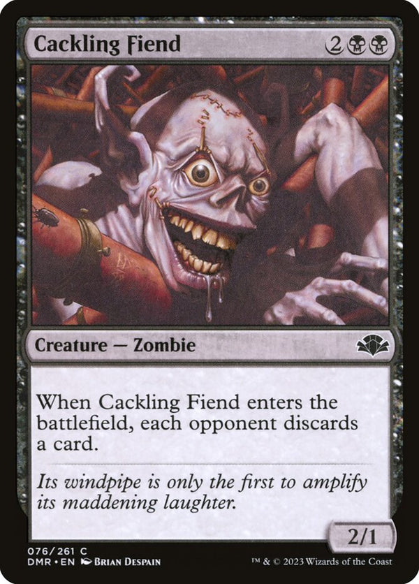 Cackling Fiend - Magic: The Gathering
