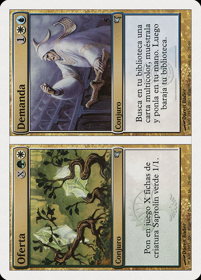 Supply // Demand (Spanish) - "Oferta // Demanda" (J28)