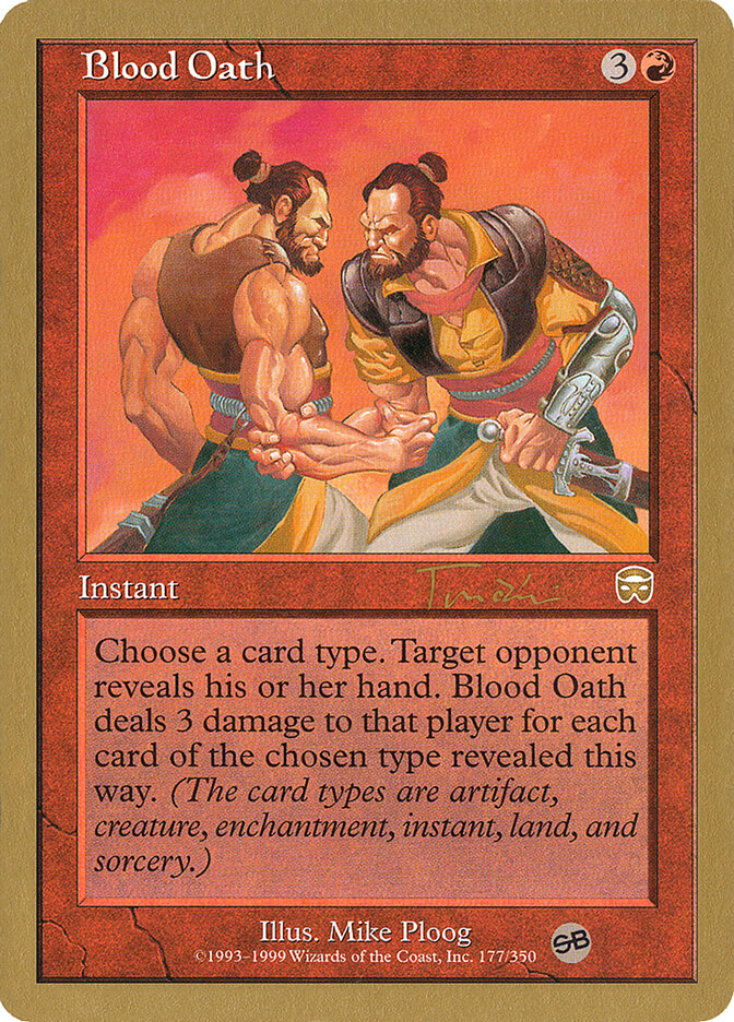 Blood Oath - 2001 Jan Tomcani (MMQ) (SB)