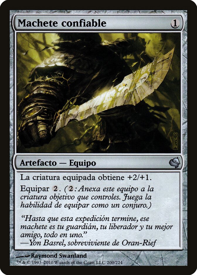 Trusty Machete (Spanish) - "Machete confiable"