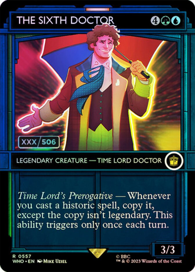 The Sixth Doctor (Serial Numbered)