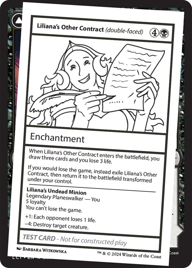 Liliana's Other Contract (double-faced)