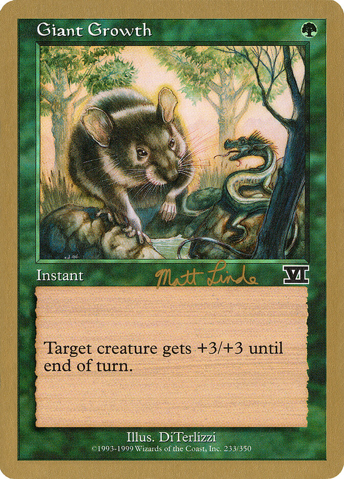 Giant Growth - 1999 Matt Linde (6ED)