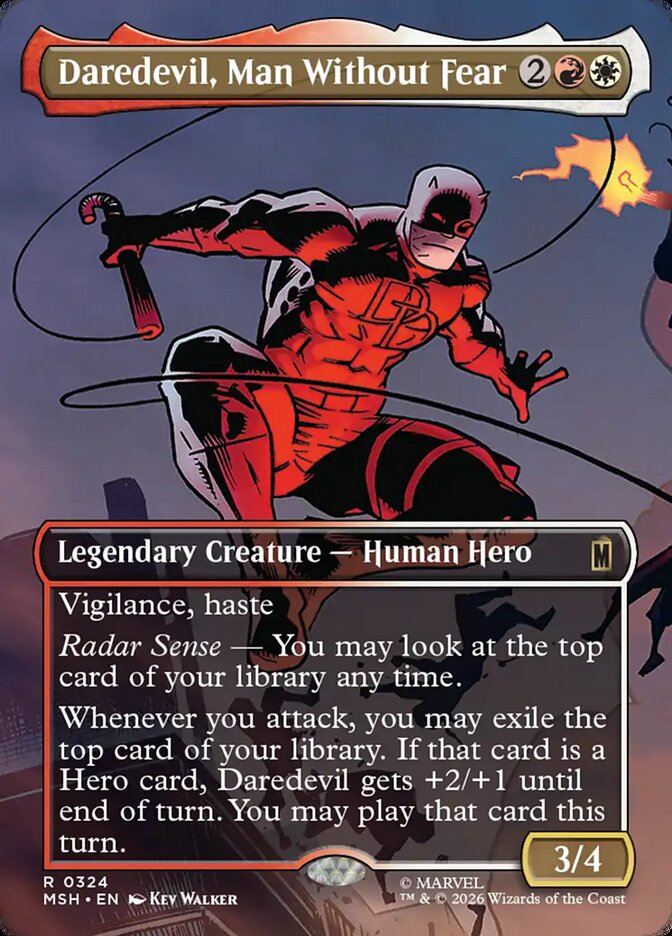 Daredevil, Man Without Fear (Borderless) (0324)