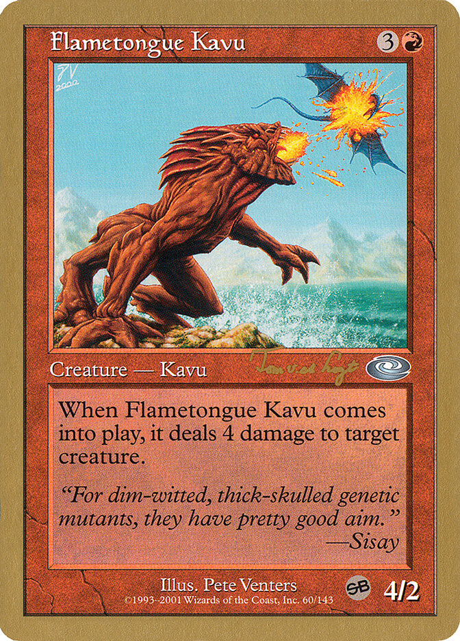 Flametongue Kavu - 2001 Tom van de Logt (PLS) (SB)
