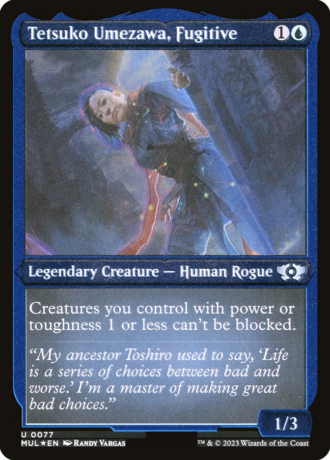 Tetsuko Umezawa, Fugitive (Foil Etched)