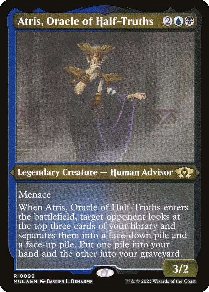 Atris, Oracle of Half-Truths (Foil Etched)