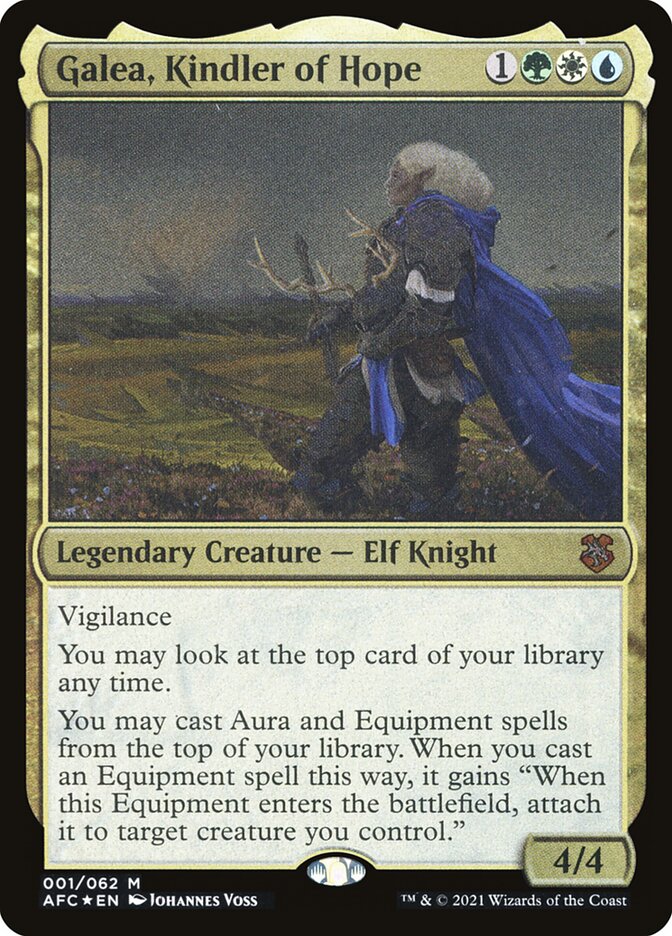 Galea, Kindler of Hope (Display Commander) - Thick Stock