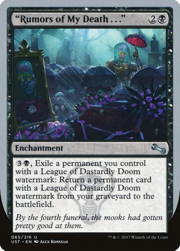 "Rumors of My Death . . ." - Magic: The Gathering