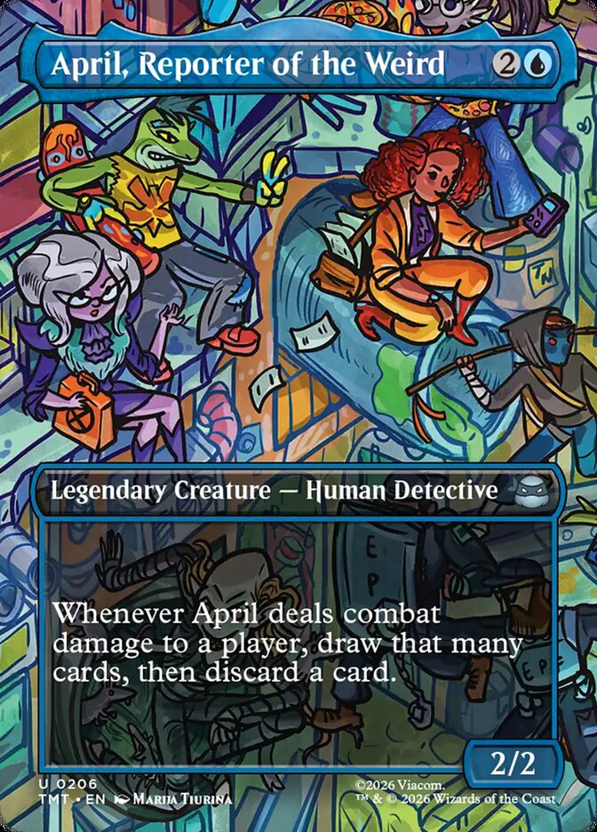 April, Reporter of the Weird (Borderless)