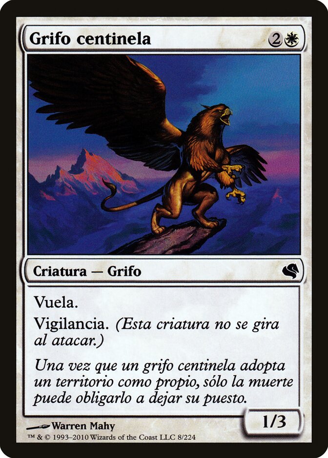 Griffin Sentinel (Spanish) - "Grifo centinela"