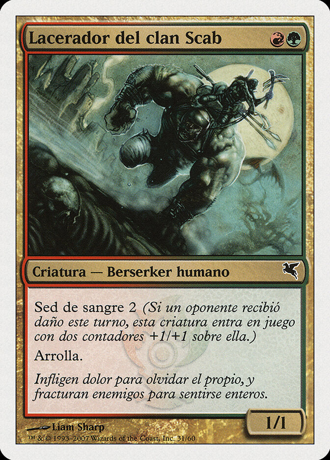 Scab-Clan Mauler (Spanish) - "Lacerador del clan Scab" (I31)