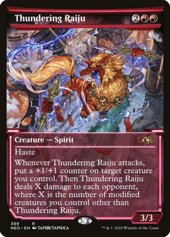 Thundering Raiju (Showcase)
