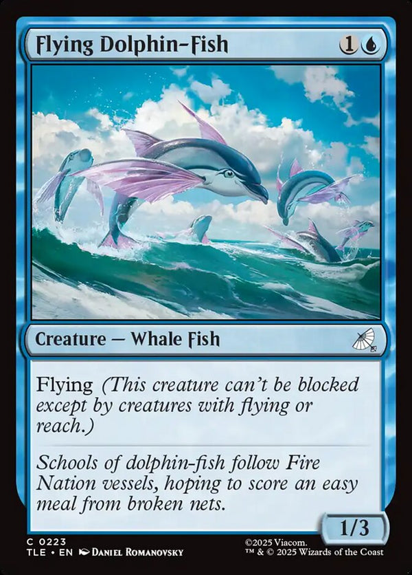 Flying Dolphin-Fish - Magic: The Gathering