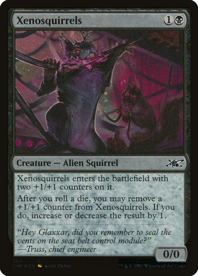 Xenosquirrels (Galaxy Foil)