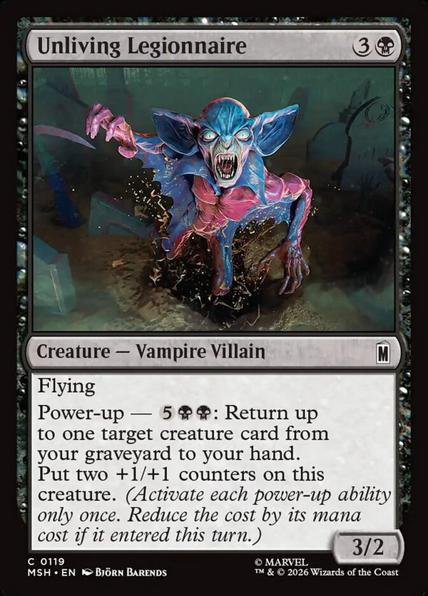 Unliving Legionnaire - Magic: The Gathering