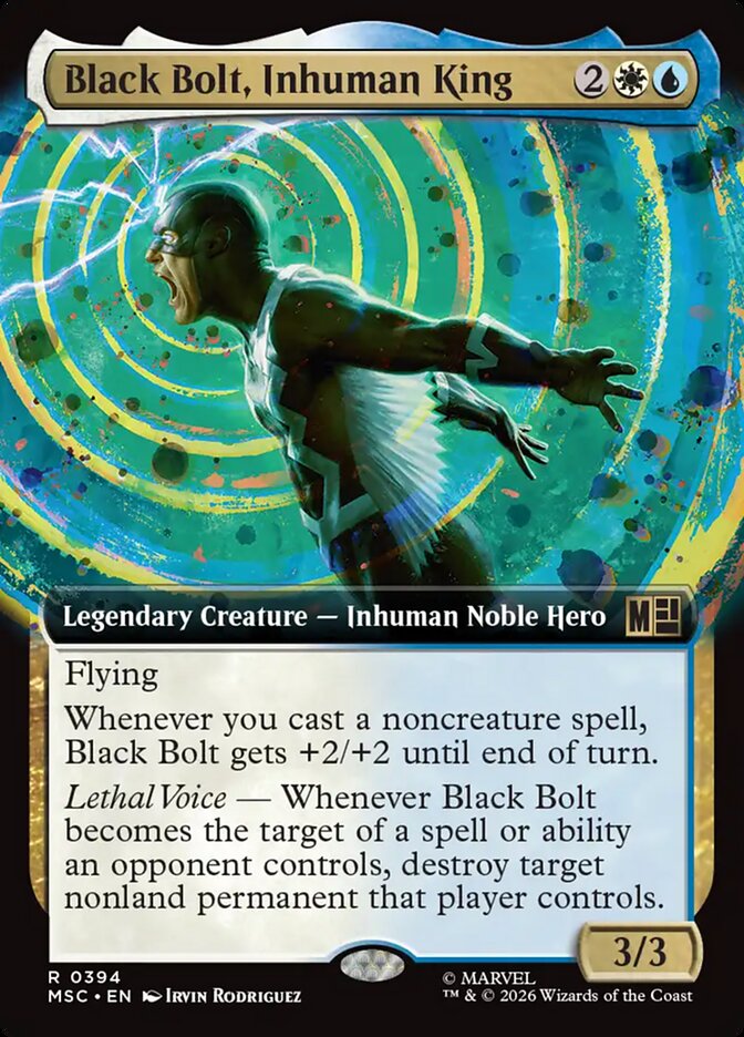 Black Bolt, Inhuman King (Extended Art)