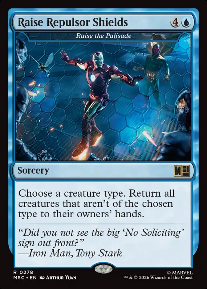 Raise Repulsor Shields - Raise the Palisade