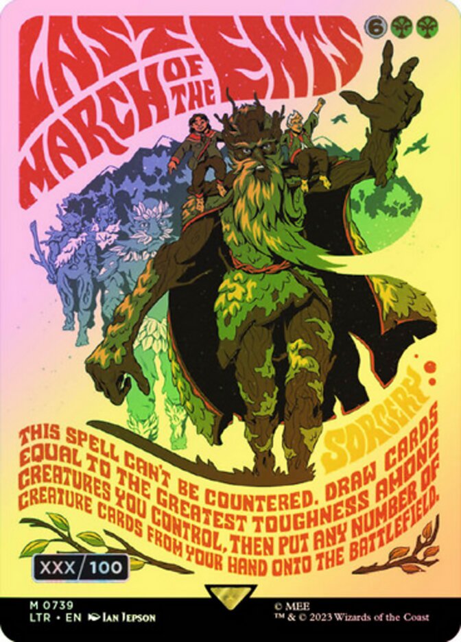Last March of the Ents (Borderless Poster) (Serial Numbered)