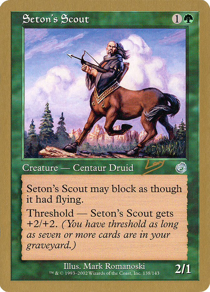 Seton's Scout - 2002 Raphael Levy (TOR)