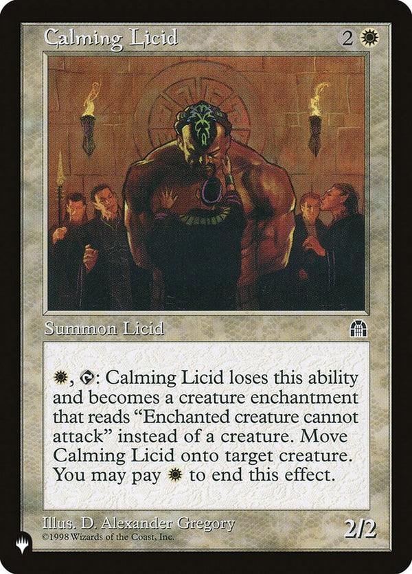 Calming Licid - Magic: The Gathering