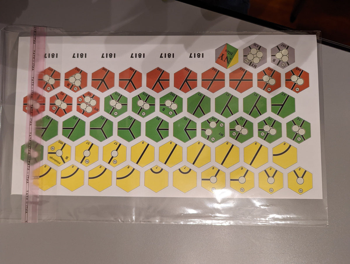 1817: Cube4Me Tile Organizer Tray Stickers