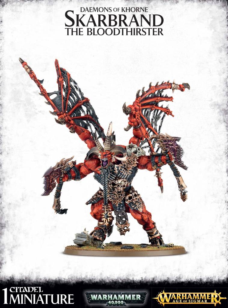 Daemons of Khorne Skarbrand The Bloodthirster
