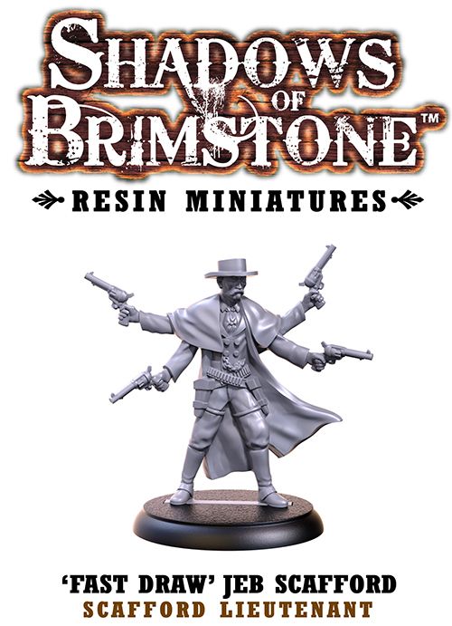 Shadows of Brimstone: Resin Special Enemy 'Fast Draw' Jeb Scafford