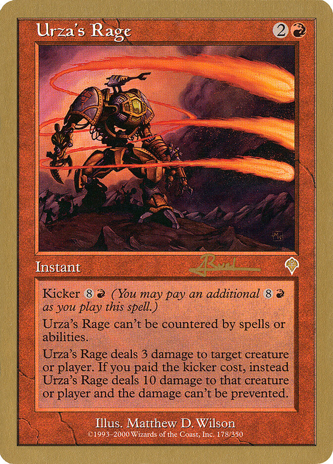Urza's Rage - 2001 Antoine Ruel (INV)