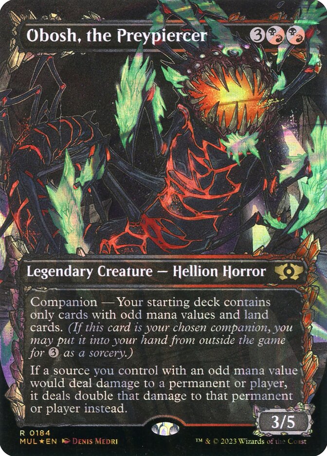 Obosh, the Preypiercer (Halo Foil)