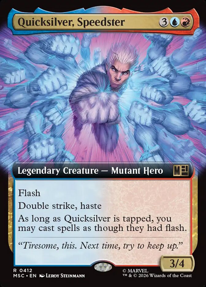 Quicksilver, Speedster (Extended Art)