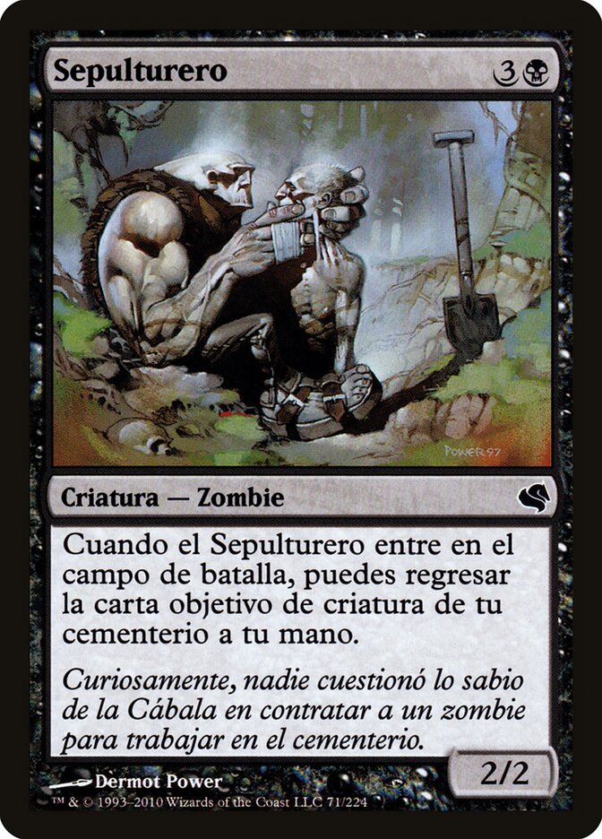 Gravedigger (Spanish) - "Sepulturero"