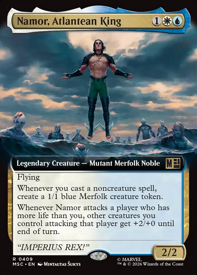 Namor, Atlantean King (Extended Art)