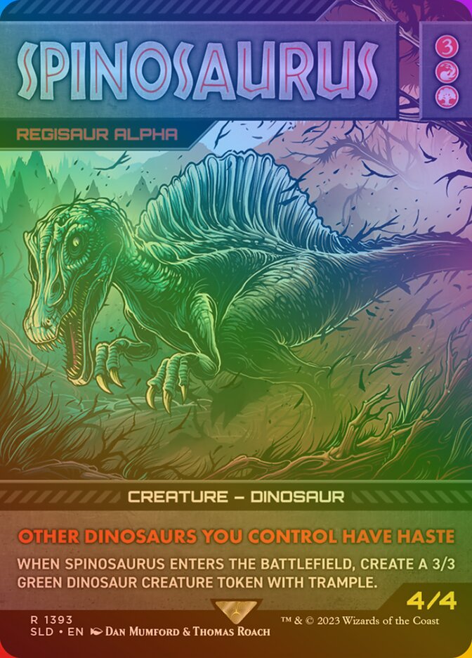 Spinosaurus - Regisaur Alpha (Rainbow Foil)