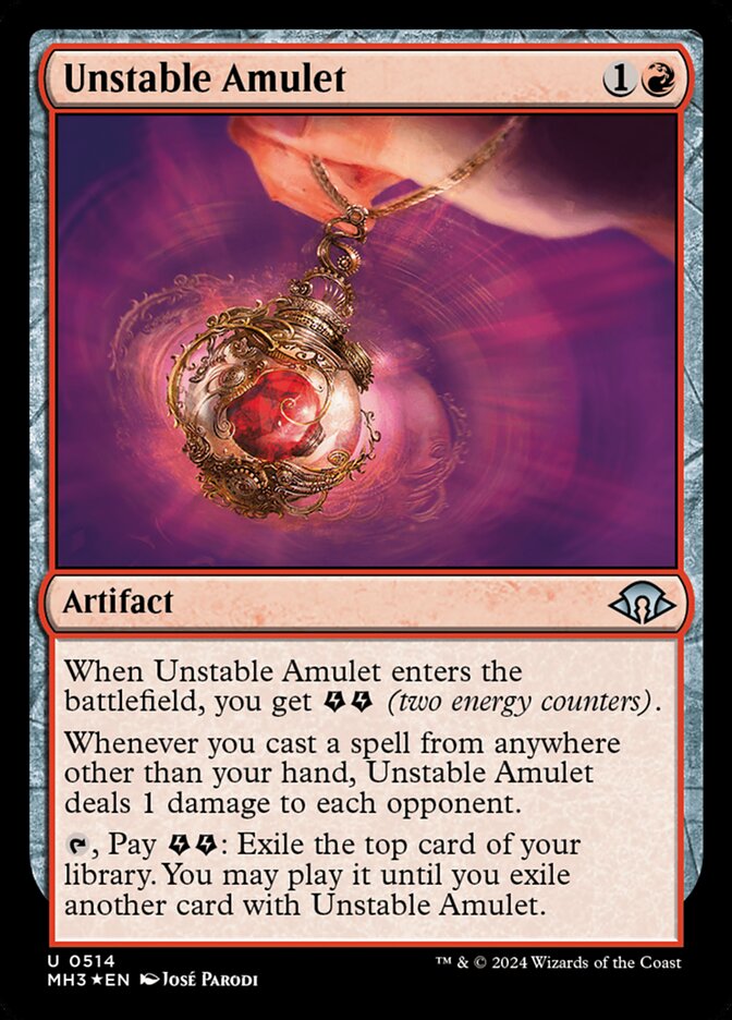 Unstable Amulet (Ripple Foil)