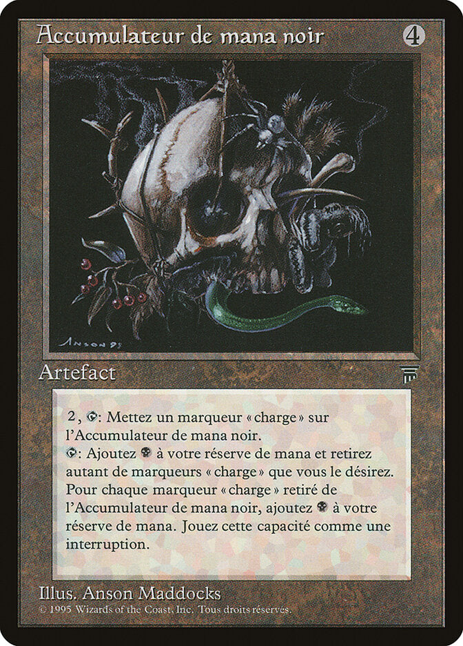 Black Mana Battery (French) - "Accumulateur de mana noir"