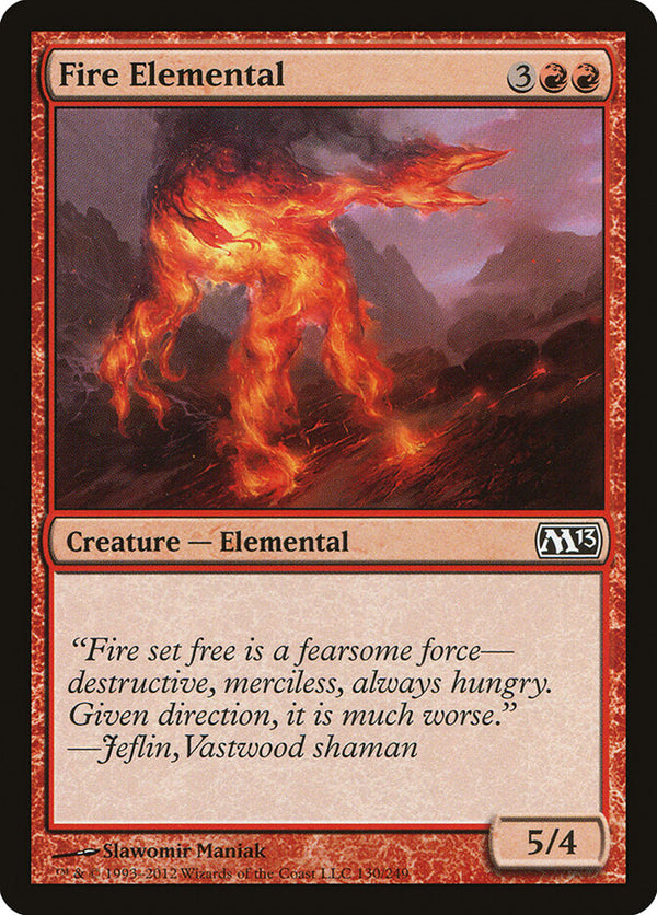 Fire Elemental (M13 130) - Magic: The Gathering