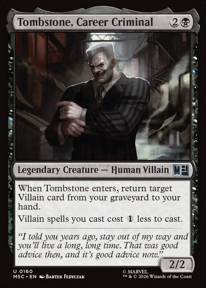 Tombstone, Career Criminal (0160) (Surge Foil)