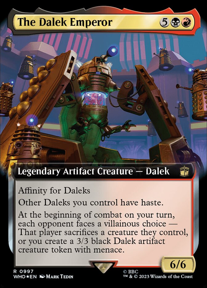 The Dalek Emperor (Extended Art) (Surge Foil)