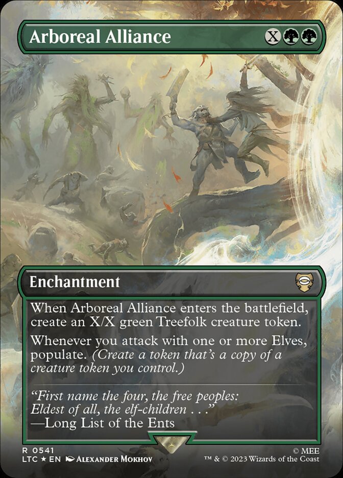 Arboreal Alliance (Borderless) (Surge Foil)