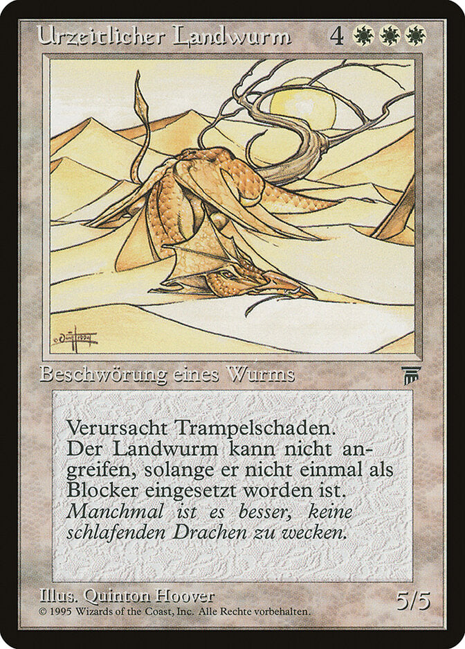 Elder Land Wurm (German) - "Urzeitlicher Landwurm"