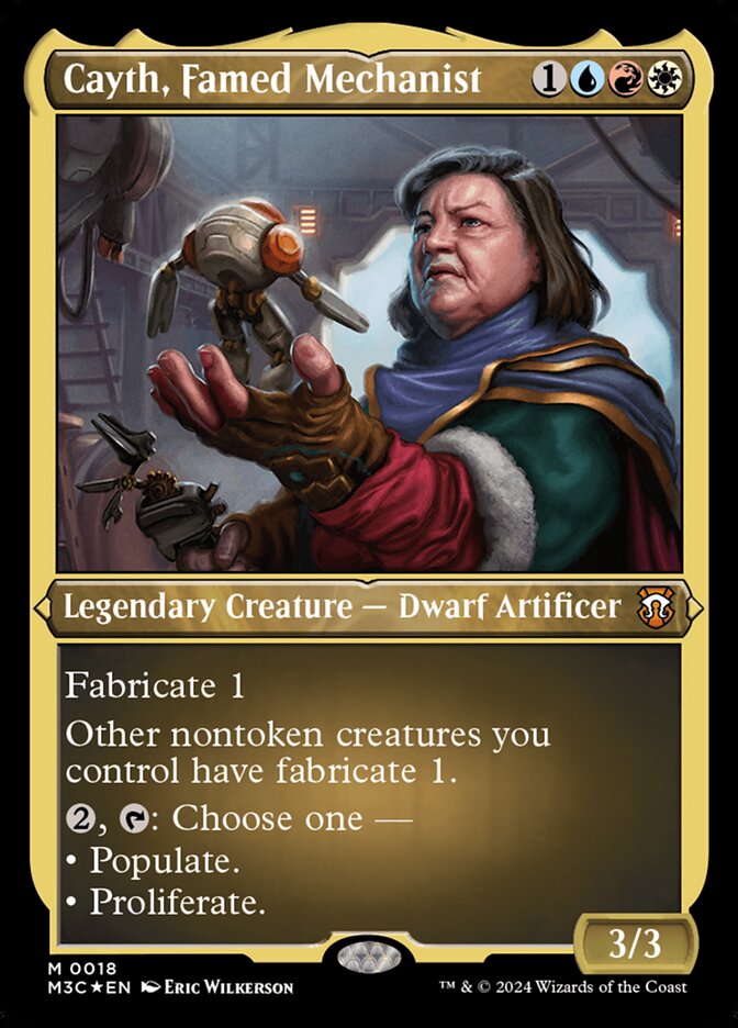 Cayth, Famed Mechanist (Foil Etched)