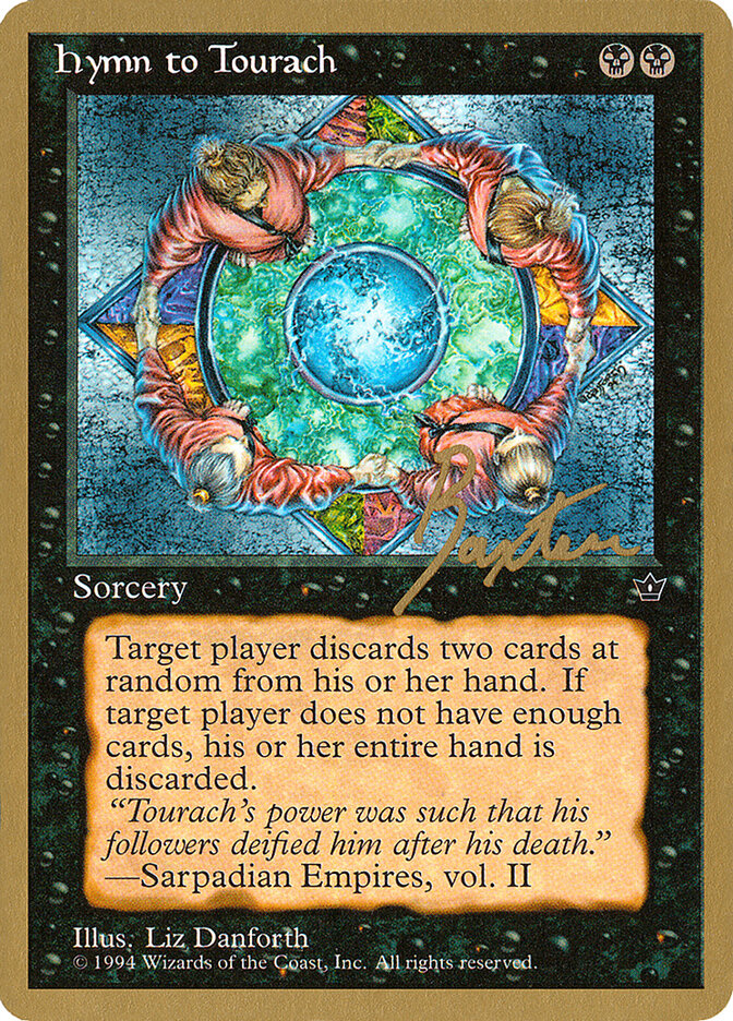 Hymn to Tourach (Circle) - 1996 George Baxter (FEM)